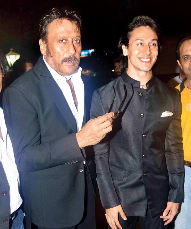 Jackie and Tiger Shroff