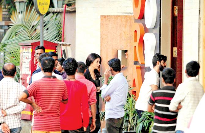 Sanjay Gupta (inset) fired his security agency after Aishwarya Rai Bachchan’s front look in his film, Jazbaa, was put up online