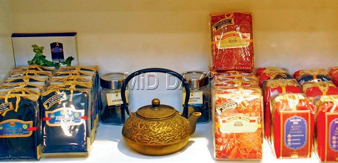 Apart from green and white teas, the store offers a variety of masala teas too