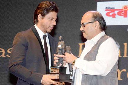 SRK honoured with Dadasaheb Phalke Film Foundation Award 2015