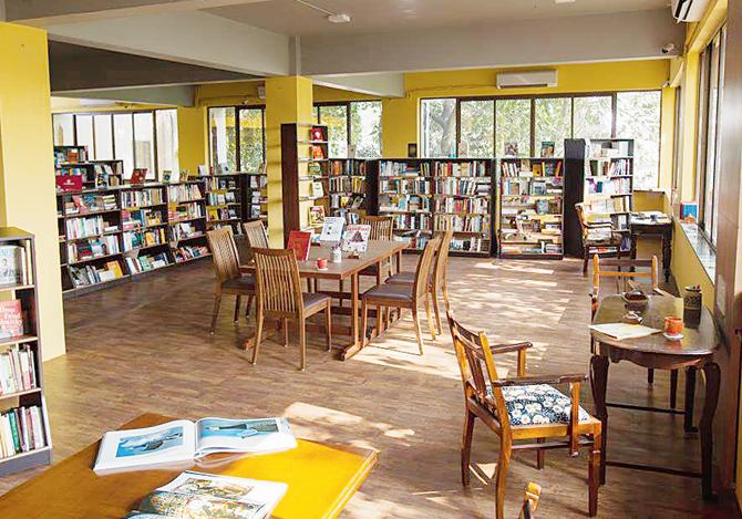 Trilogy, the library and bookstore at Raghuvanshi Mills