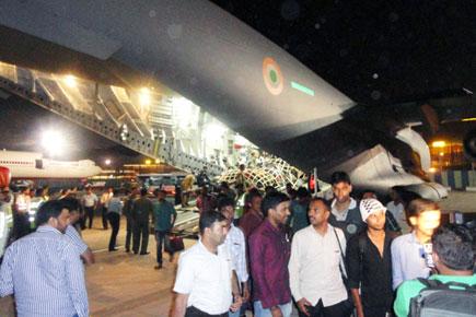 Yemen evacuation: IAF plane carrying 190 Indian nationals lands in Mumbai