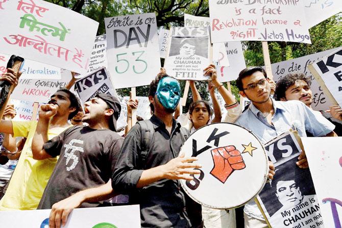 FTII students on protest path