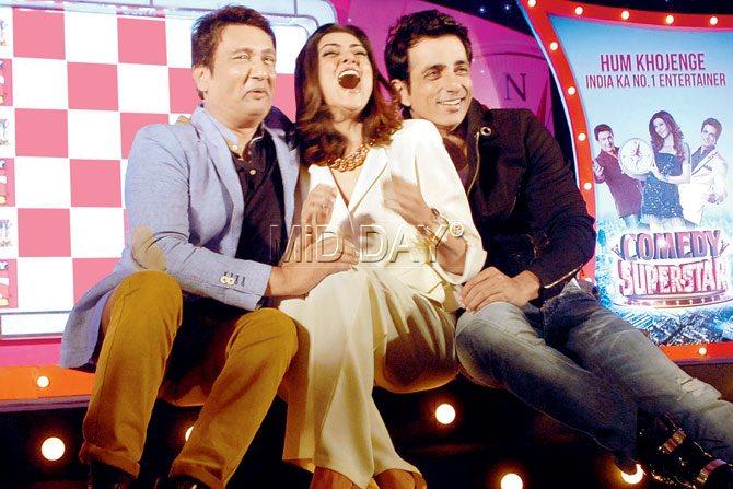 Shekhar Suman, Sushmita Sen and Sonu Sood