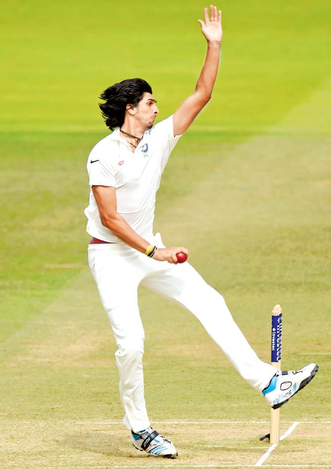 Ishant Sharma bowls during Day Four of the second Test against Australia at The Gabba in Brisbane on December 20, 2014. Pic/Getty Images
