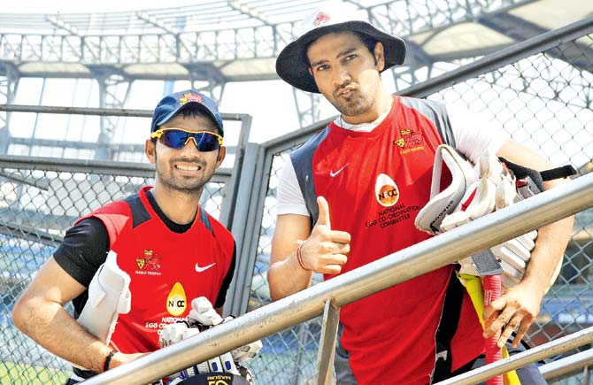 Rohit Sharma (right) and Ajinkya Rahane are likely to be iconic players in the Mumbai Premier League