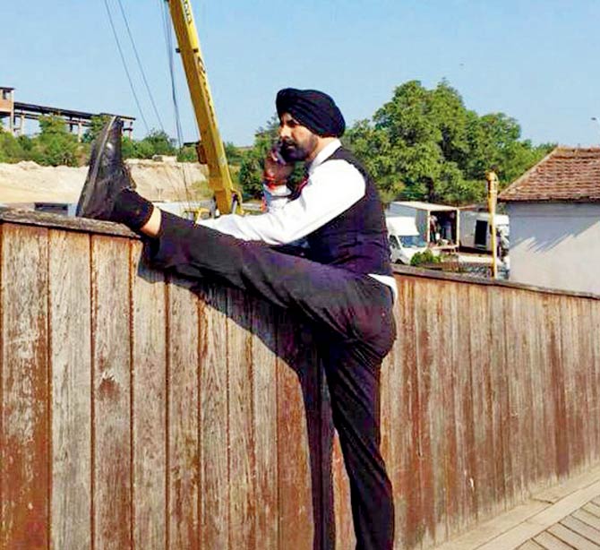Akshay Kumar shoots for Singh is Bliing in Romania 