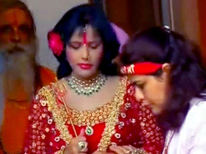 Radhe Maa turns up before Mumbai police in dowry case