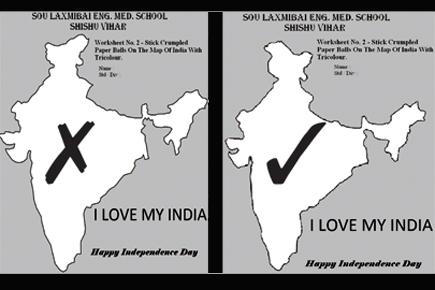 Mumbai: School distributes wrong India map to KG students