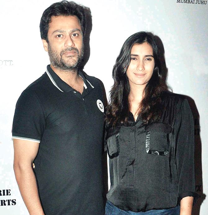 Abhishek Kapoor with Pragya Yadav