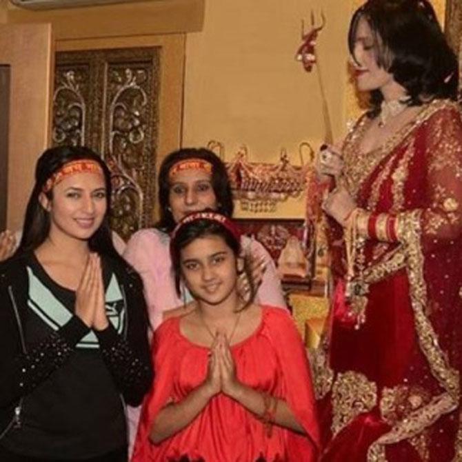 Is TV actress Divyanka Tripathi a follower of Radhe Maa?