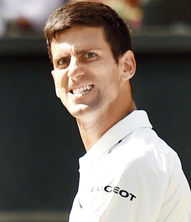 Serbian Novak Djokovic