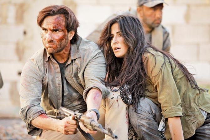 Saif Ali Khan and Katrina Kaif in 