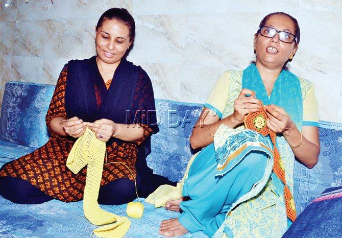 Owners of Burhani Creations, Tasneem Jasdanwala (left) and Lulua Kachwala (right). 