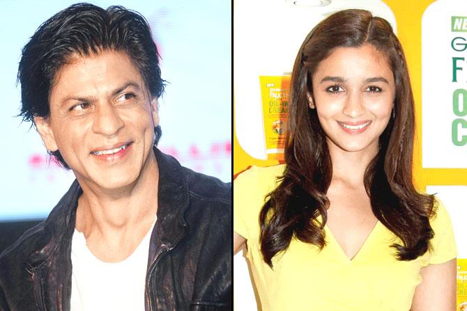 Shah Rukh Khan and Alia Bhatt