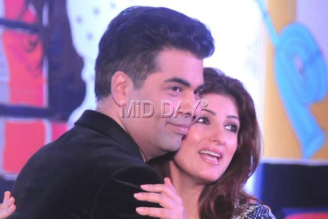 Karan Johar and Twinkle Khanna