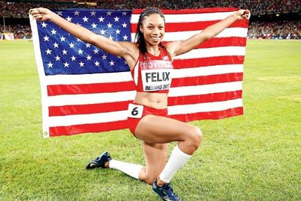 World Athletics Championships: USA's Allyson Felix wins 400 metres gold