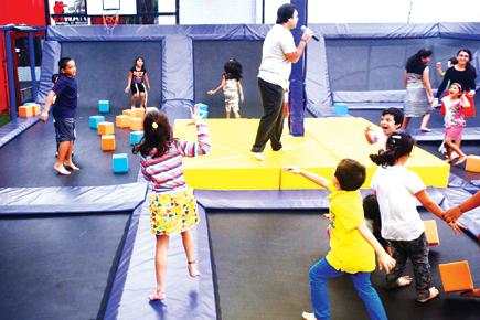 Mumbai for kids: Trampoline Park
