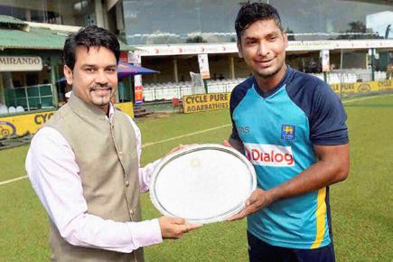 BCCI felicitates retiring Kumar Sangakkara