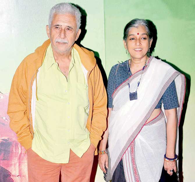 Naseeruddin Shah and Ratna Pathak 