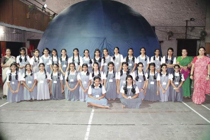 Students of the school can enjoy the experience until August 28. Prinicipals from other schools have also expressed interest in setting up similar planetariums on their campuses