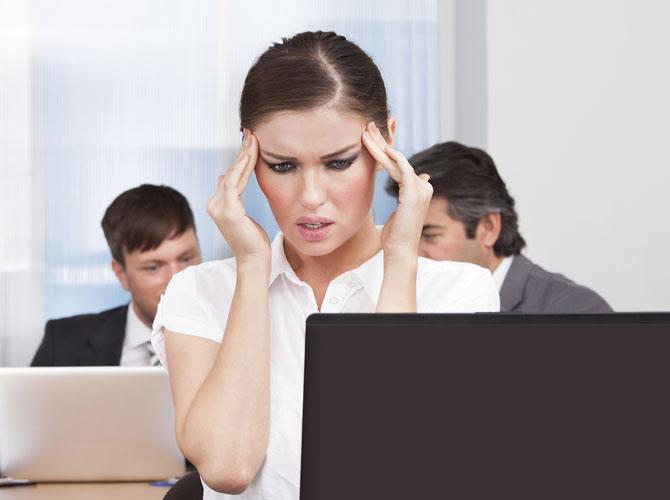 Women in male-dominated offices undergo high stress
