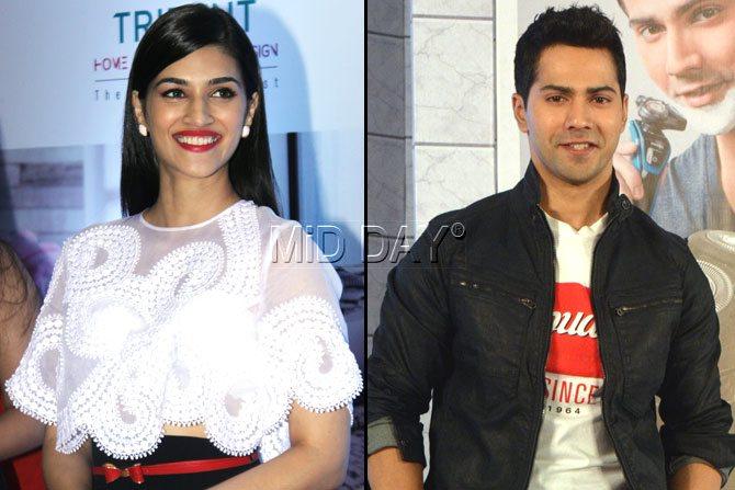 Kriti Sanon and Varun Dhawan