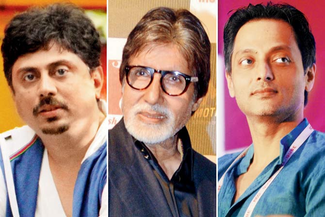 Umesh Shukla, Amitabh Bachchan and Sujoy Ghosh
