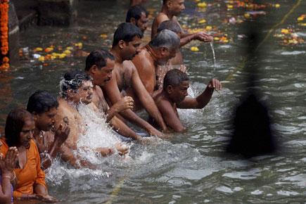 Lakhs gather to take holy bath during Kumbh festival in Nashik and Trimbakeshwar