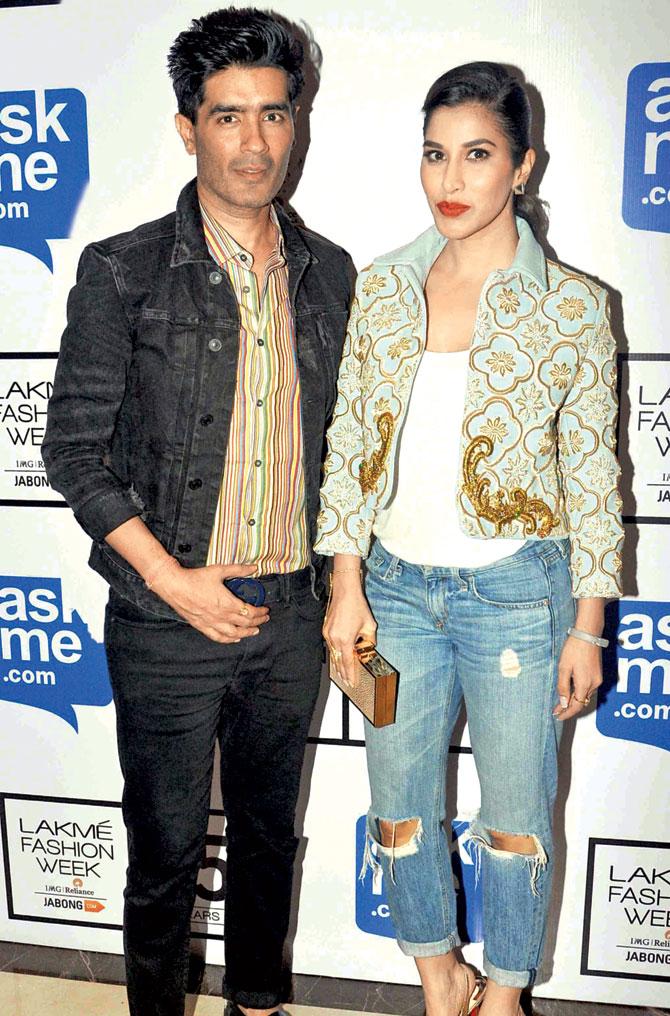 Manish Malhotra and Sophie Choudry