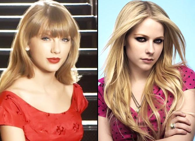 Taylor Swift and Avril Lavigne