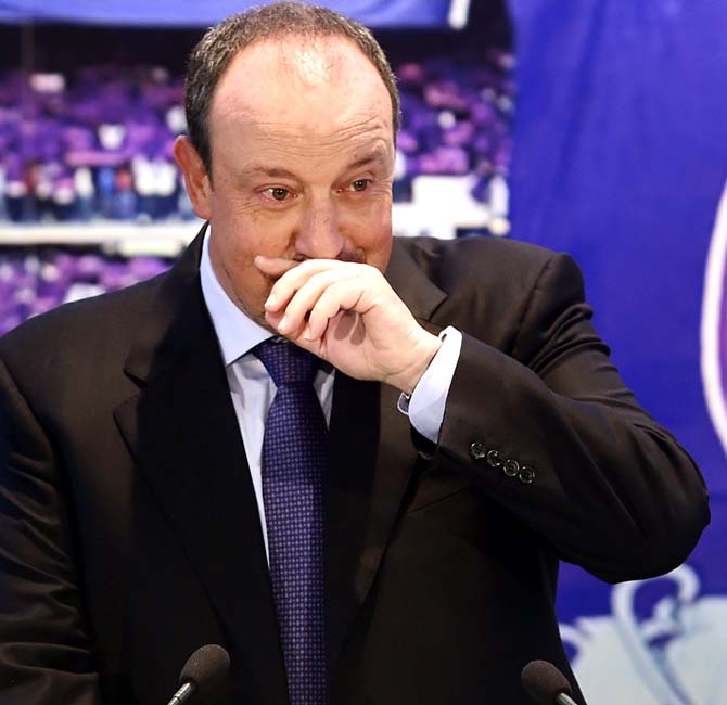 Rafael Benitez. Pic/AFP