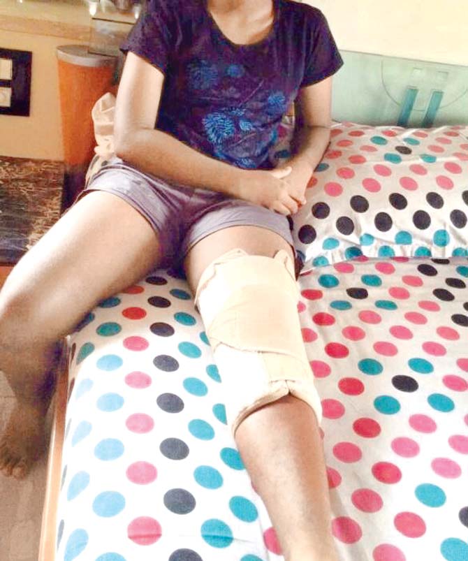 The 14-year-old Mary Immaculate Girls School student, who suffered a ligament tear on Tuesday at Sports Authority of India (SAI) ground in Kandivli
