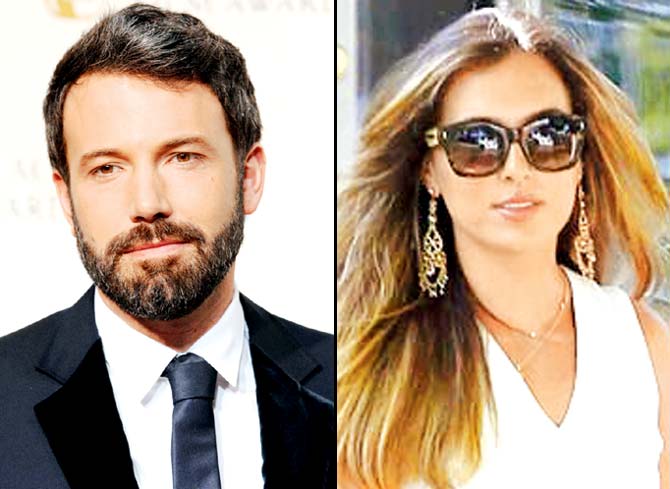 Ben Affleck and Christine Ouzounian