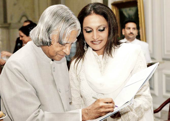 Durga Jasraj with late President APJ Abdul Kalam
