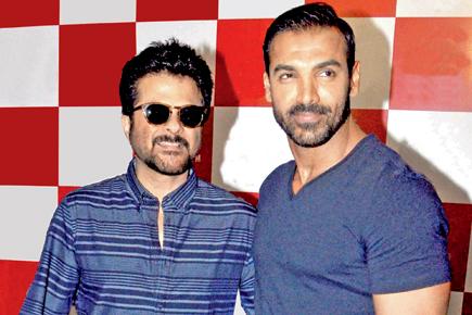 Spotted: Anil Kapoor and John Abraham