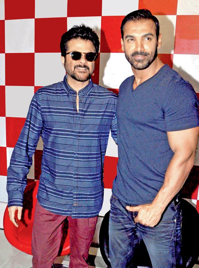 Anil Kapoor (left) and John Abraham