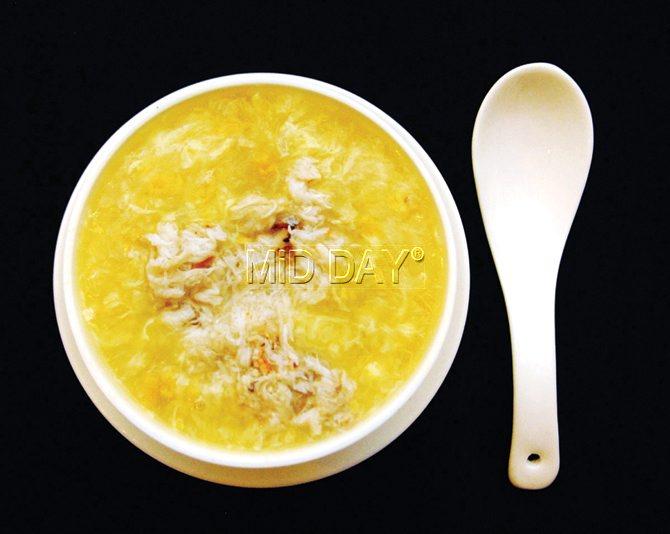 CORN CRAB SOUP 