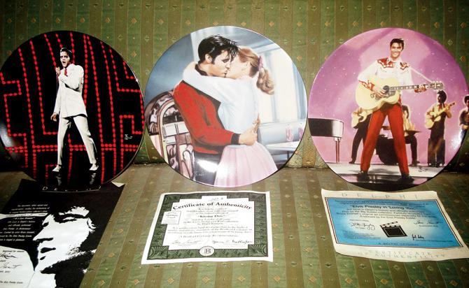 Elvis Wall Plate Collection 