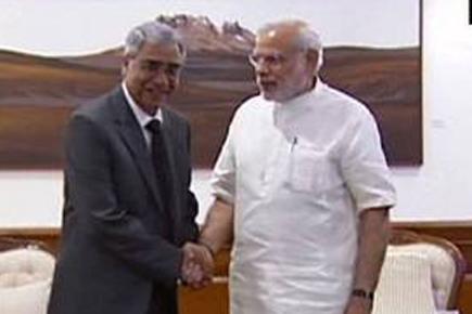 Former PM of Nepal meets PM Modi 