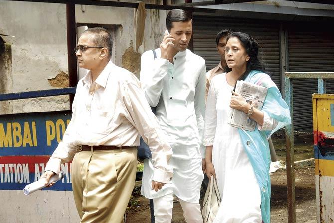 Sheetal had filed a case of domestic violence and mental harassment against Ajay Mafatlal (left) and his sister Gayatri Jhaveri (right)