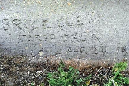 WWII soldier's widow traced by his graffiti in UK