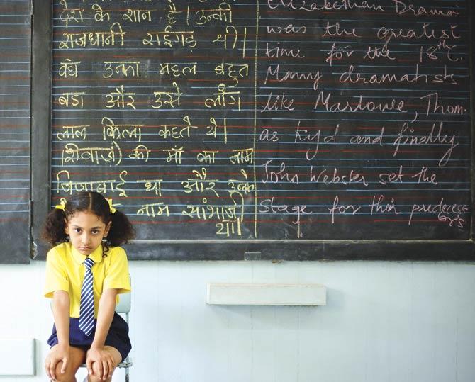 English is an aspirational language for most Indians. Notice how many parents use English with their kids from day one, negating completely the mother tongue or state language. Representation pic/Thinkstock