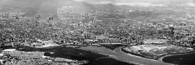 An aerial view of north Mumbai shot by Robert Stephens