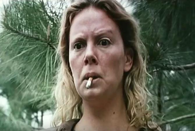 Charlize Theron played Aileen Wuornos, a serial killer, in 