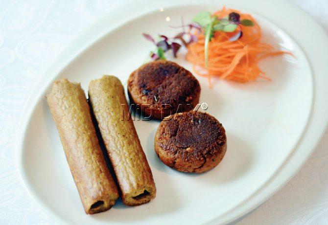 Murgh Kakori Kebab and Haleem ke Kabab