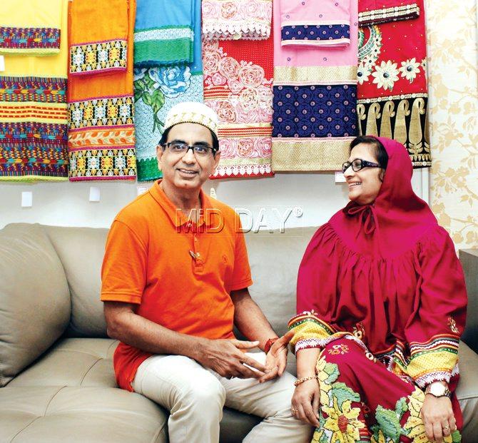 Owners of La-bella, Muslim Hussain (left) and Tasneem Hussain (right)