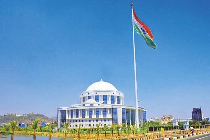 The NMMC headquarters at Belapur, Navi Mumbai. The civic body is going all out to develop the satellite city’s infrastructure, which is already several notches above what Mumbai has to offer. File pic