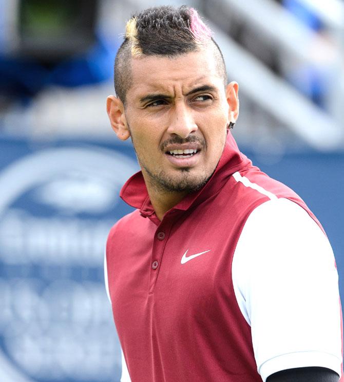 Nick Kyrgios. Pic/AFP