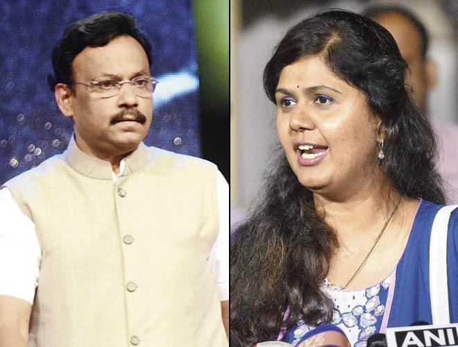 While his ministers Pankaja Munde and Vinod Tawde are battling charges of irregularities, the CM said the allegations against his government are false. Pic/PTI